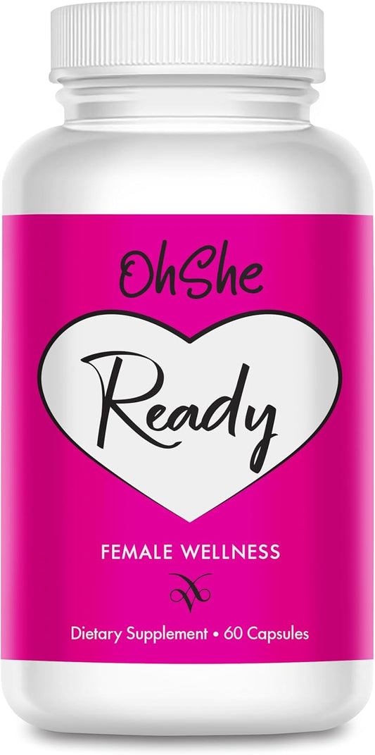 Female Hormonal Harmony Supplement for Energy, Mood, and Vitality - Natural Wellness Support - 60 Capsules