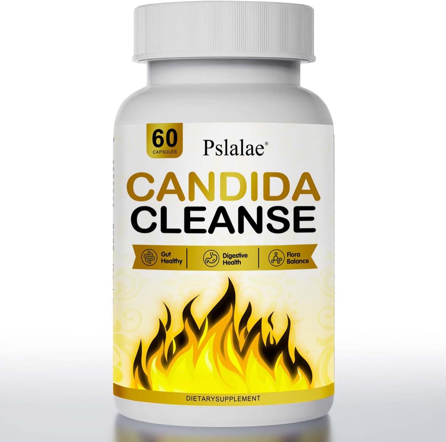 Feminine Balance Complex for Gut & Vaginal Health - Candida Cleanse Detox for Women & Men - Supports Candida Overgrowth - 60 Capsules