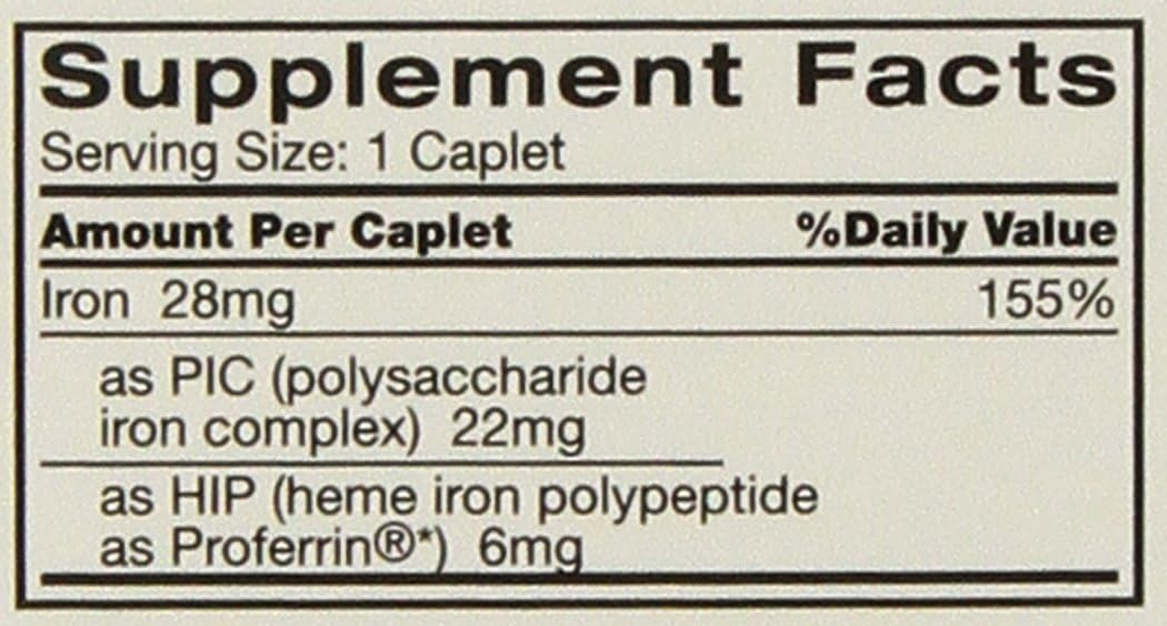 Feosol Complete with Bifera, 60 Tablets (2 Pack) - Iron Supplement for Overall Health and Energy Boost