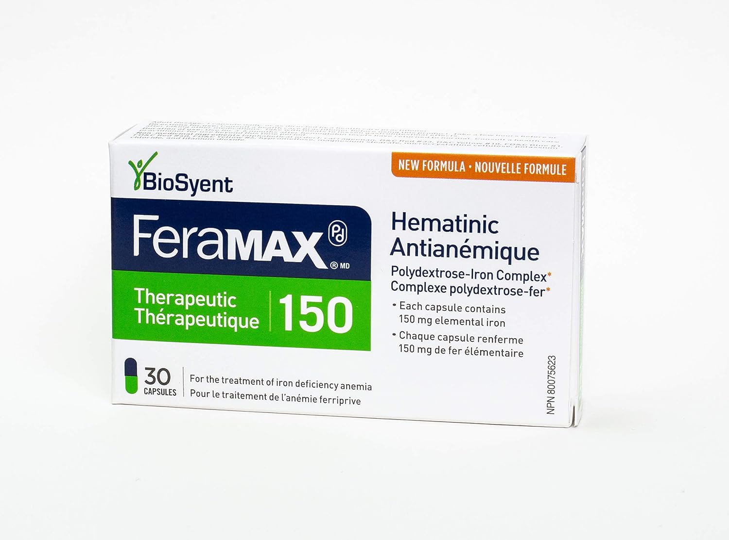 FeraMAX PD 150 Iron Supplement Capsules for Iron Deficiency Anaemia