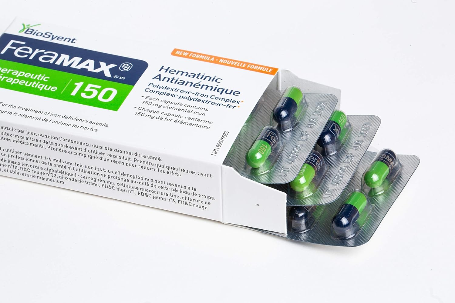 FeraMAX PD 150 Iron Supplement Capsules for Iron Deficiency Anaemia