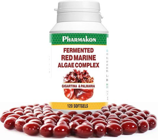 Fermented Red Marine Algae Complex with Gigartina & Dulse, Low Carrageenan, 120 Softgels