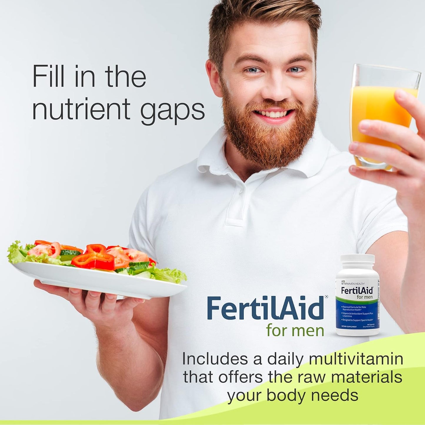 FertilAid Combo for Men and Women: Fertility Supplements for Male and Female Reproductive Health - 1 Month Supply