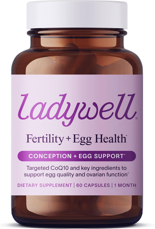 Fertility Booster for Women | Ovarian Health & Egg Quality Support | CoQ10, Folate + Key Ingredients | Science-Backed Women’s Supplement