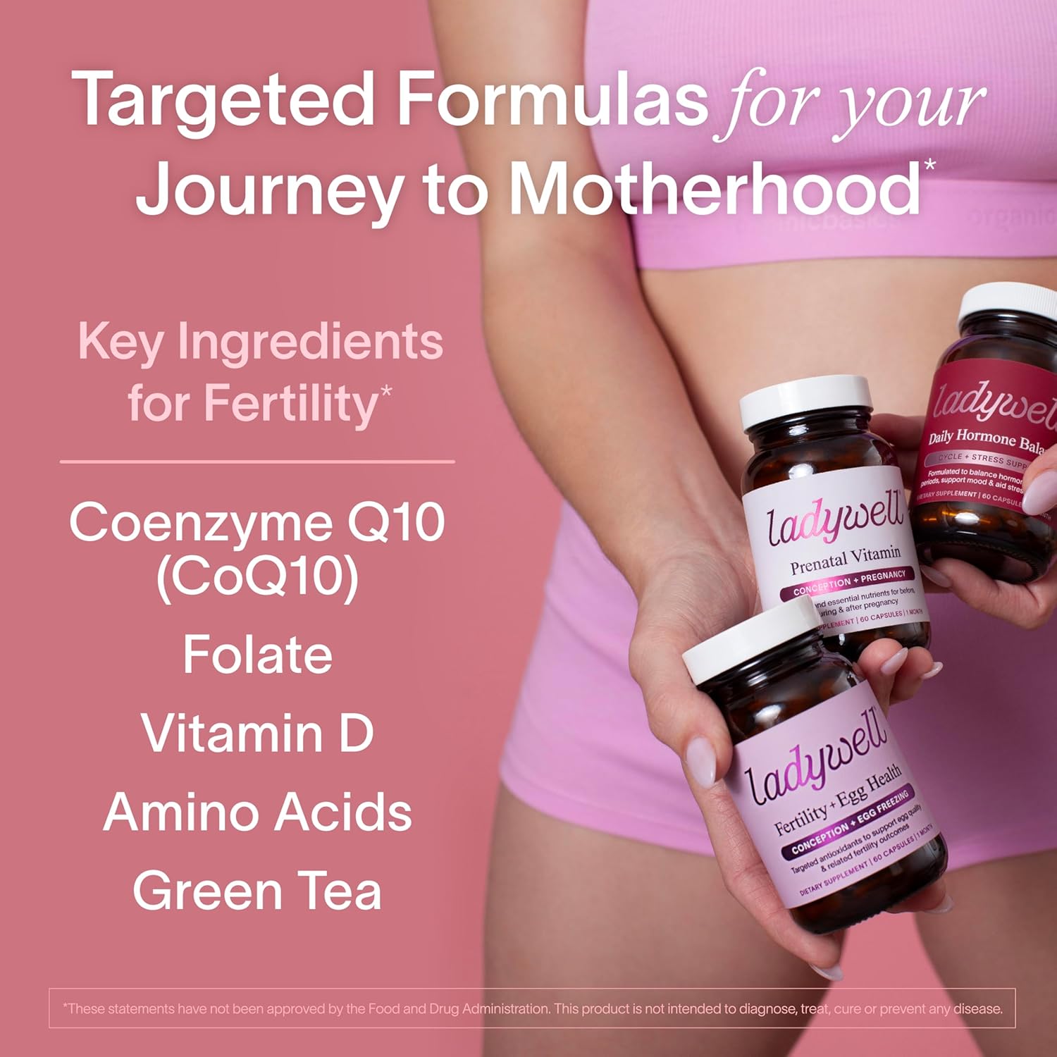 Fertility Booster for Women | Ovarian Health & Egg Quality Support | CoQ10, Folate + Key Ingredients | Science-Backed Women’s Supplement