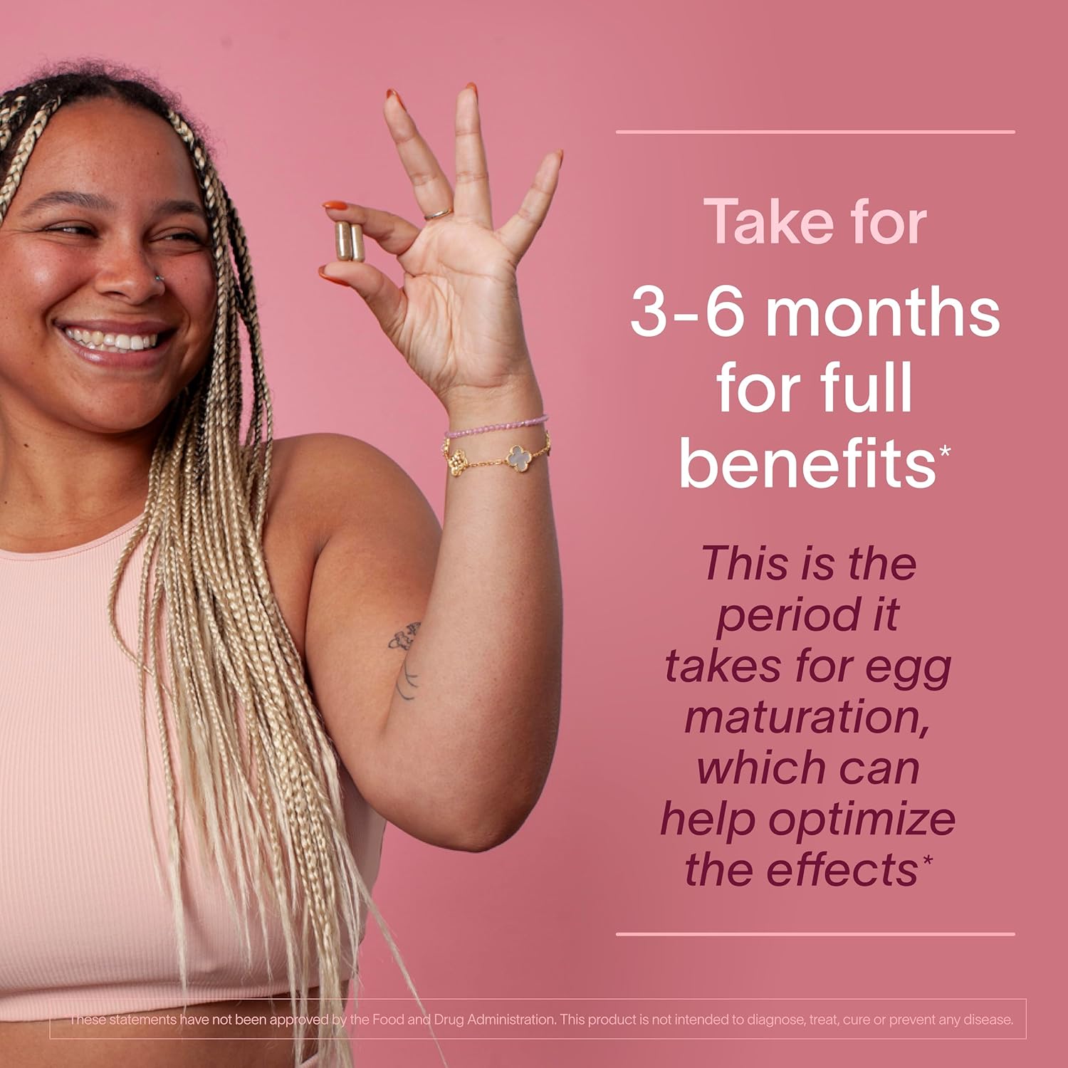 Fertility Booster for Women | Ovarian Health & Egg Quality Support | CoQ10, Folate + Key Ingredients | Science-Backed Women’s Supplement