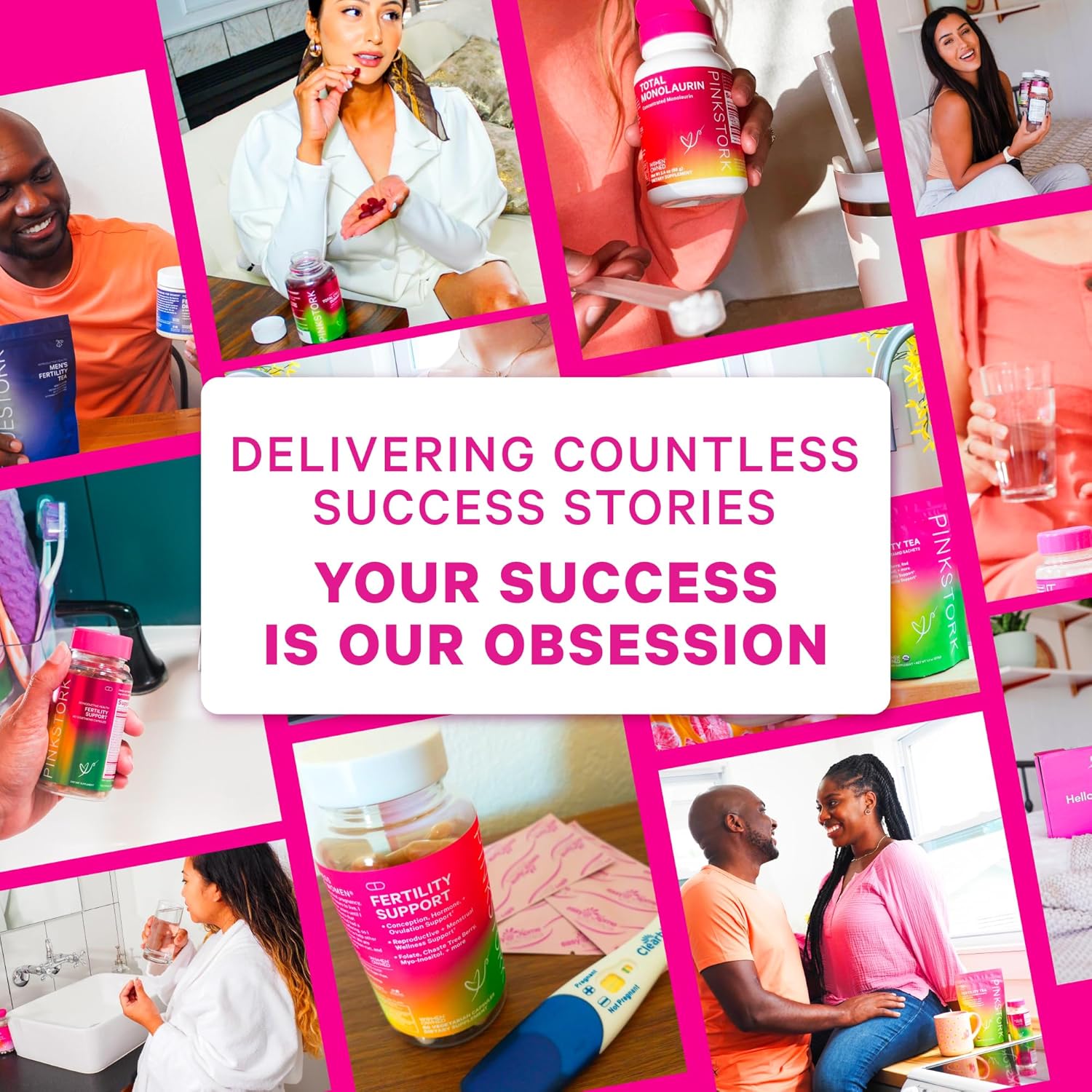 Fertility Bundle: His and Hers Fertility Supplements with Vitex, Inositol, Folate, & Vitamin B6