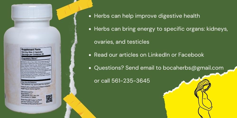 Fertility Support Supplement for Men and Women - Hormone Balance, Healthy Pregnancy - 100 Capsules