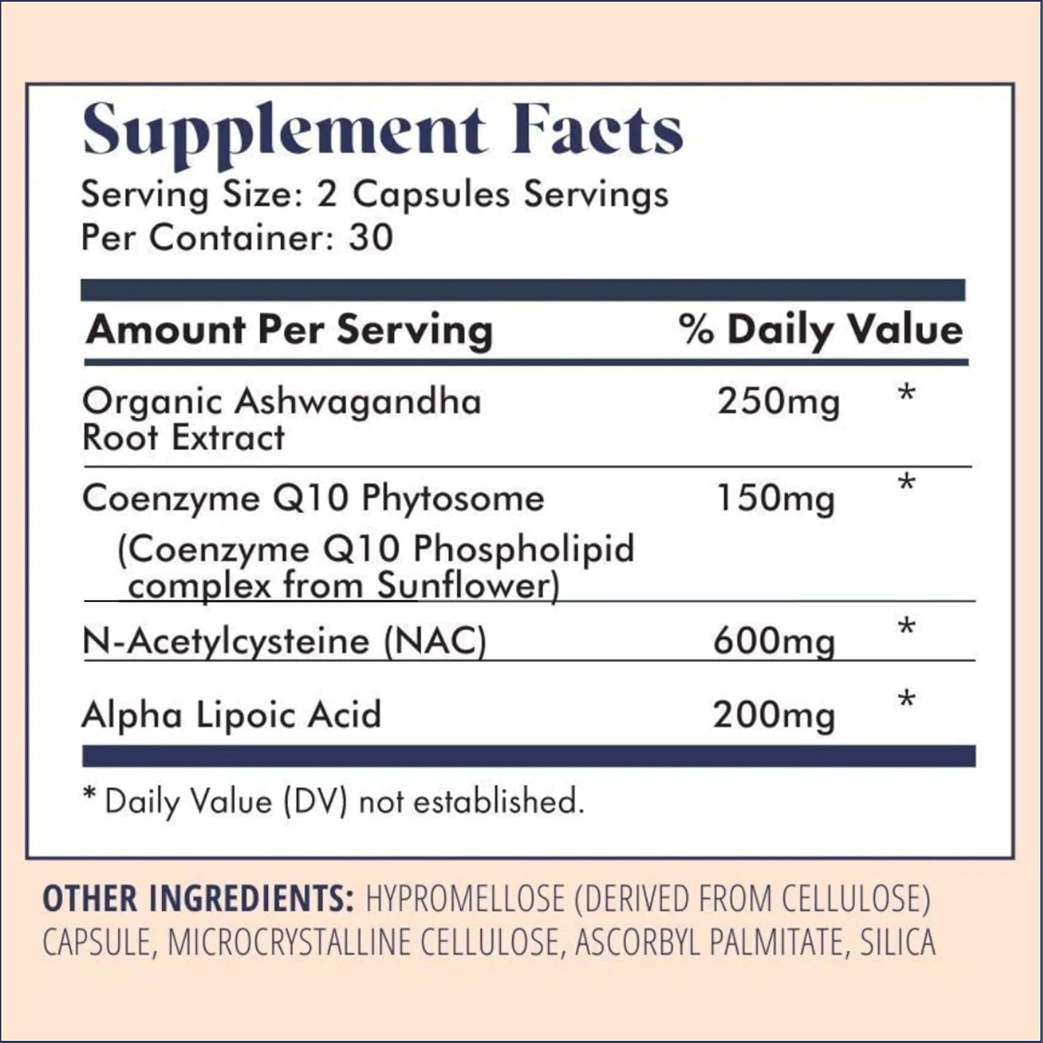 Fertility Support Supplement for Men & Women | Improve Egg Quality, Sperm Motility & Strength | Dietitian-Formulated with Ashwagandha, CoQ10 & NAC | 30 Servings