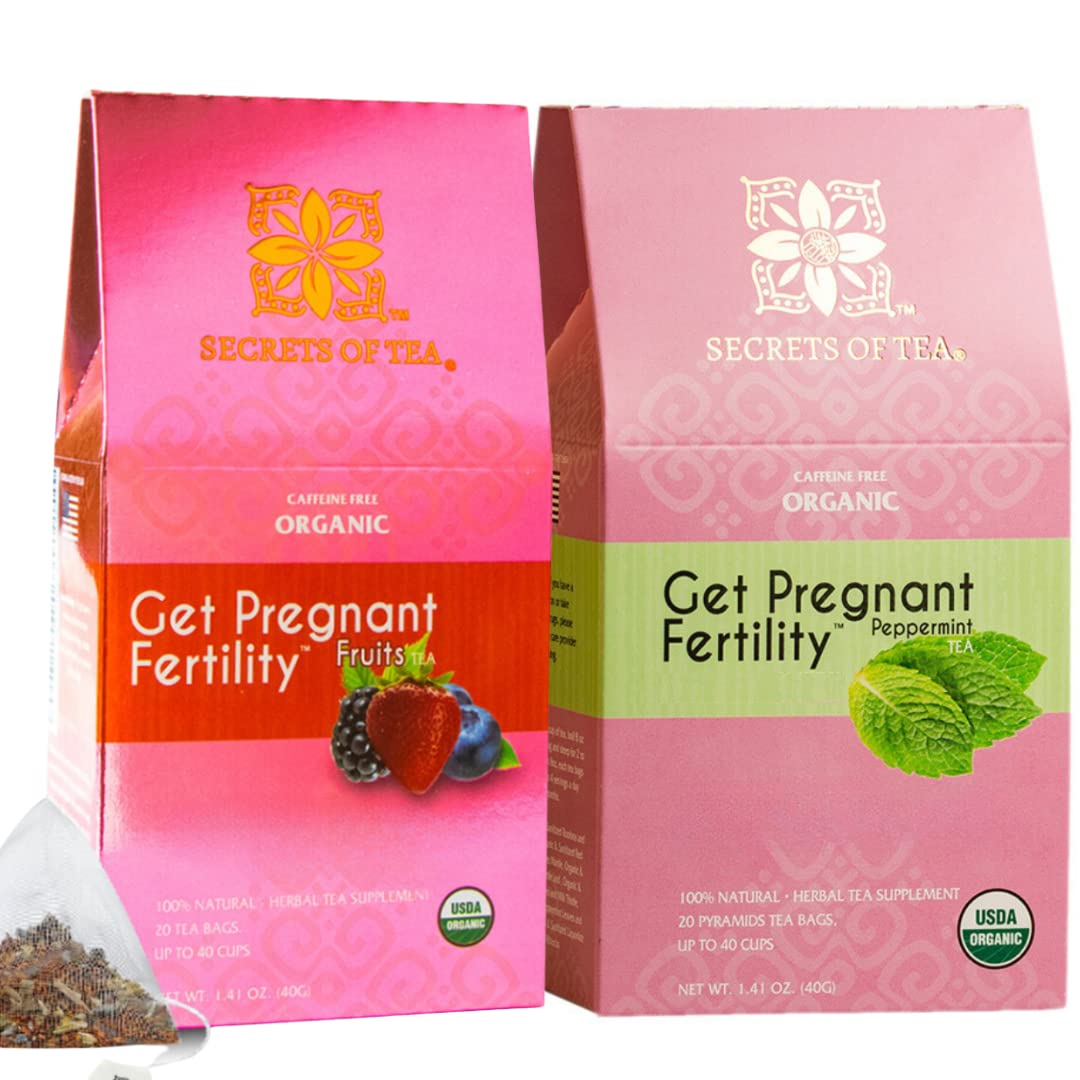 Fertility Tea with Chasteberry for Conception, Ovulation, and Menstrual Cycle Support