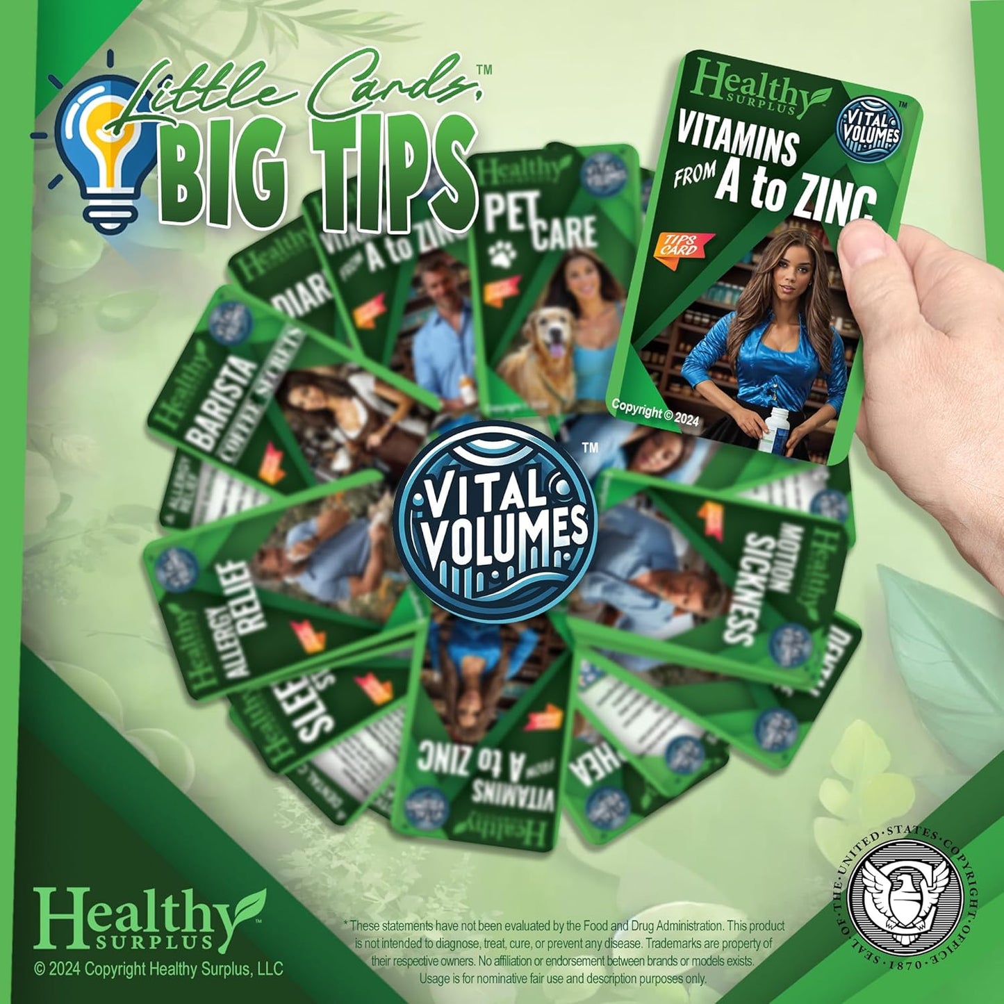 Fiber Therapy Methylcellulose Caplets 500mg - 100 Count with Vital Volumes Tips Card Bundle for Healthy Digestion