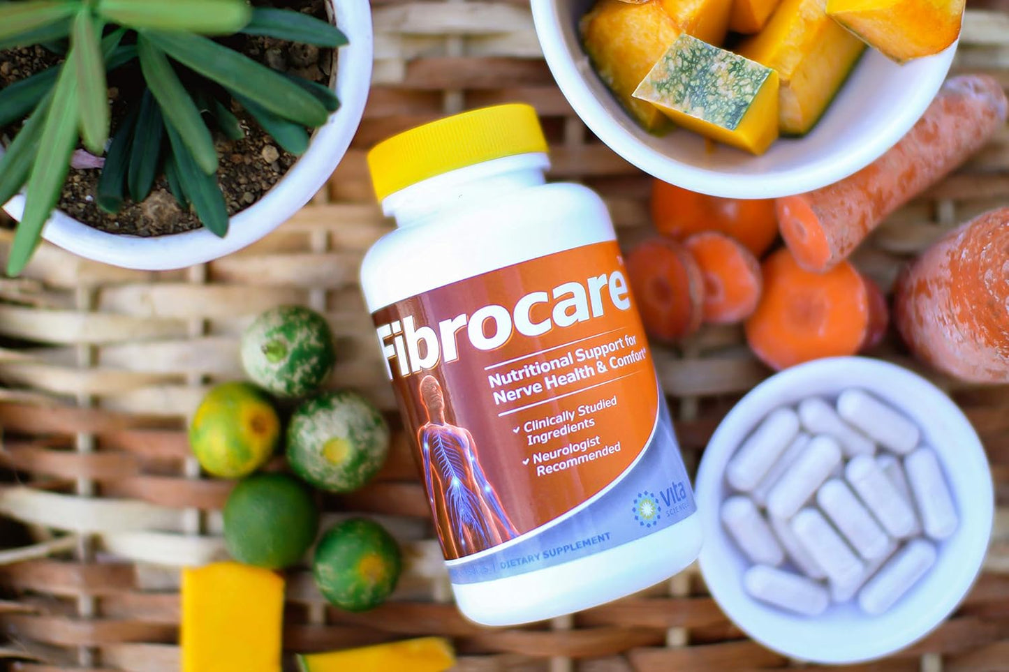 FibroCare Fibromyalgia Supplement with R-ALA for Nerve Health Renewal - 60 Ct.