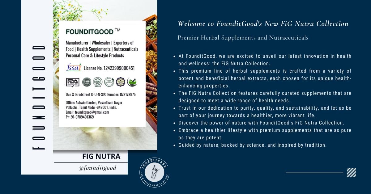 FiG Nutra Women's Wellness Formula: Supports Vitality, Immunity, Stress Relief & Hormonal Balance - 60 Veg Caps