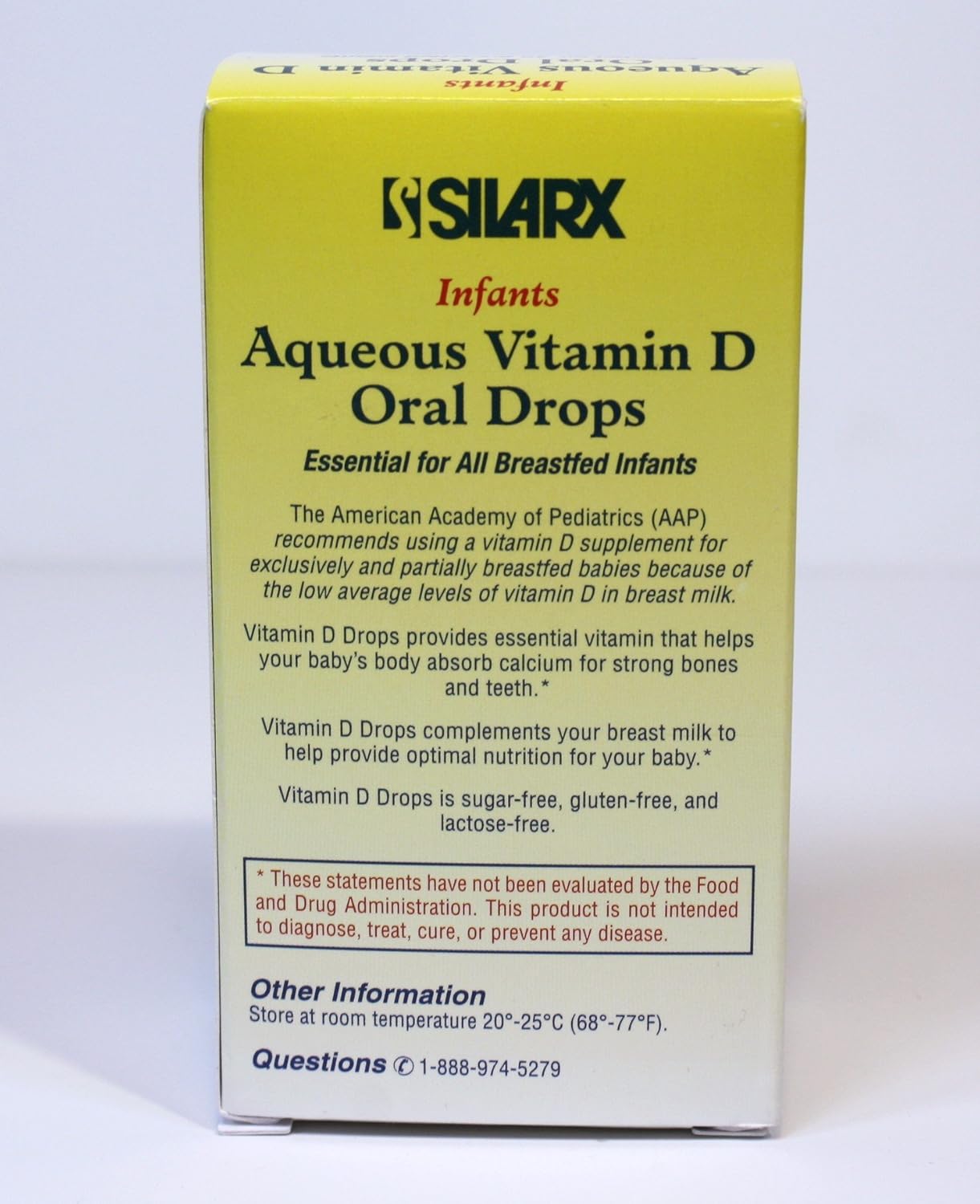FILLBOSS Infant Vitamin D Drops 400IU/ml 2-Pack - 100ml Total