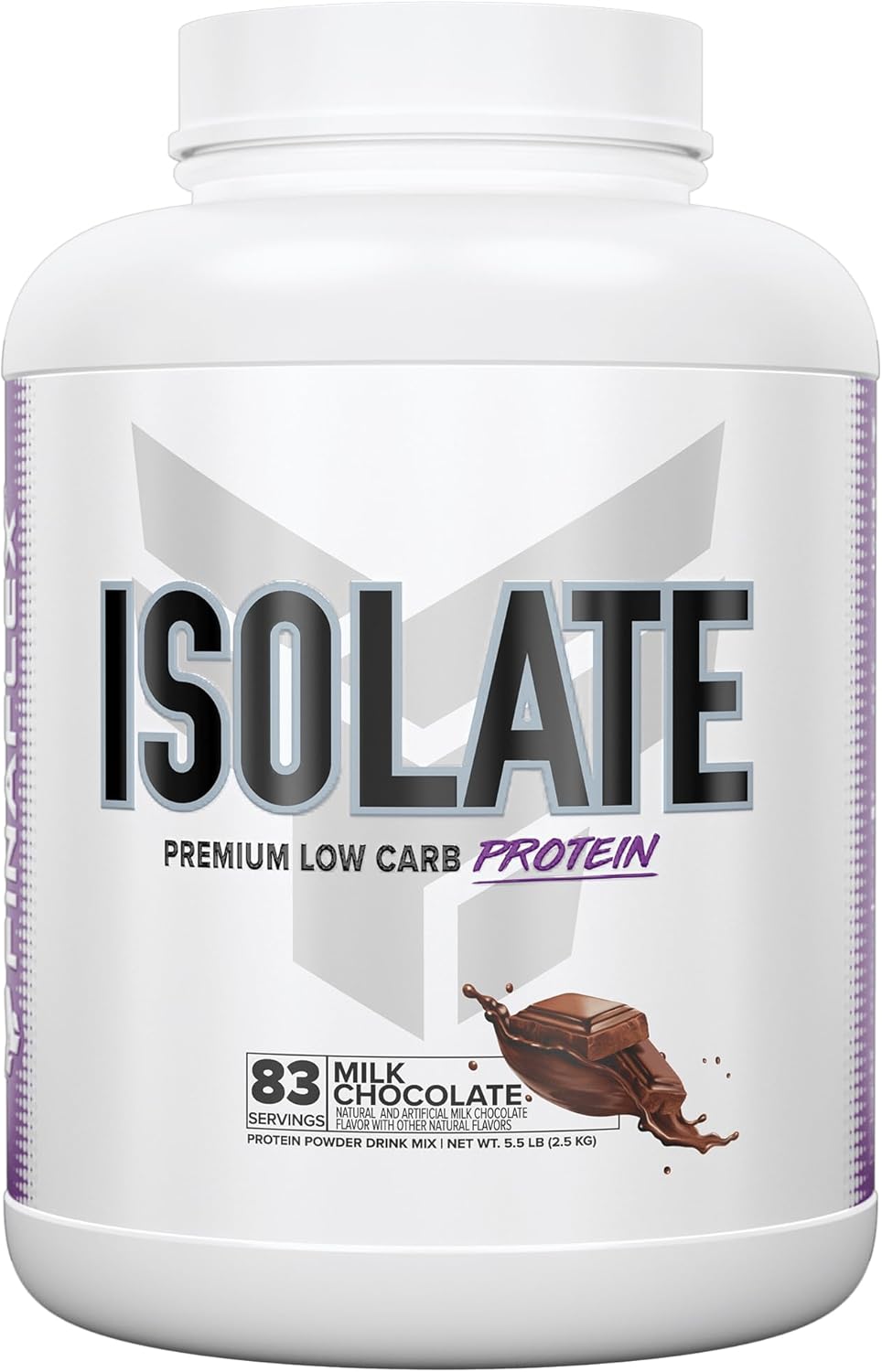 FINAFLEX Isolate Milk Chocolate Protein Powder - 5.5 lb - 25g Protein Per Serving - Milkshake Taste - Sugar, Fat, and Gluten Free - 83 Servings