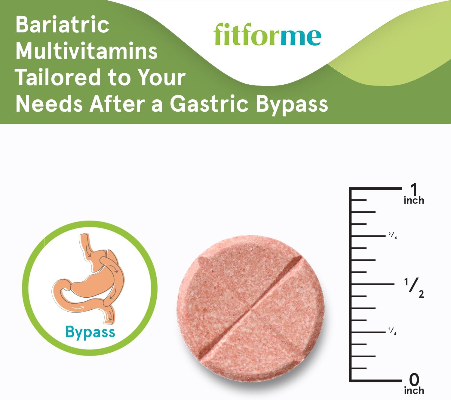 FitForMe Bariatric Multivitamins Chewable Starter Pack - 10 Day Supply Post-Gastric Bypass - One a Day WLS Forte - Scientifically Proven Benefits