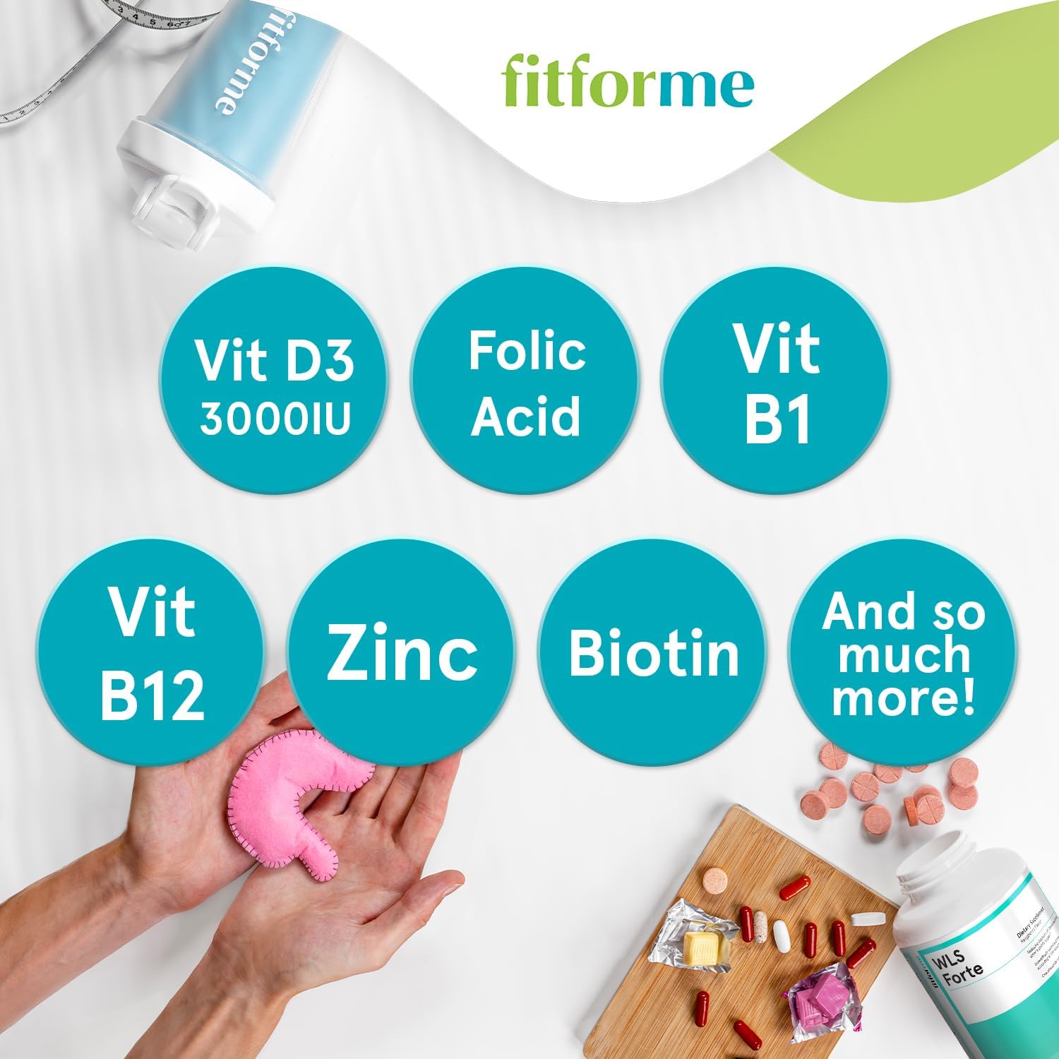 FitForMe Bariatric Multivitamins Chewable Starter Pack - 10 Day Supply Post-Gastric Bypass - One a Day WLS Forte - Scientifically Proven Benefits