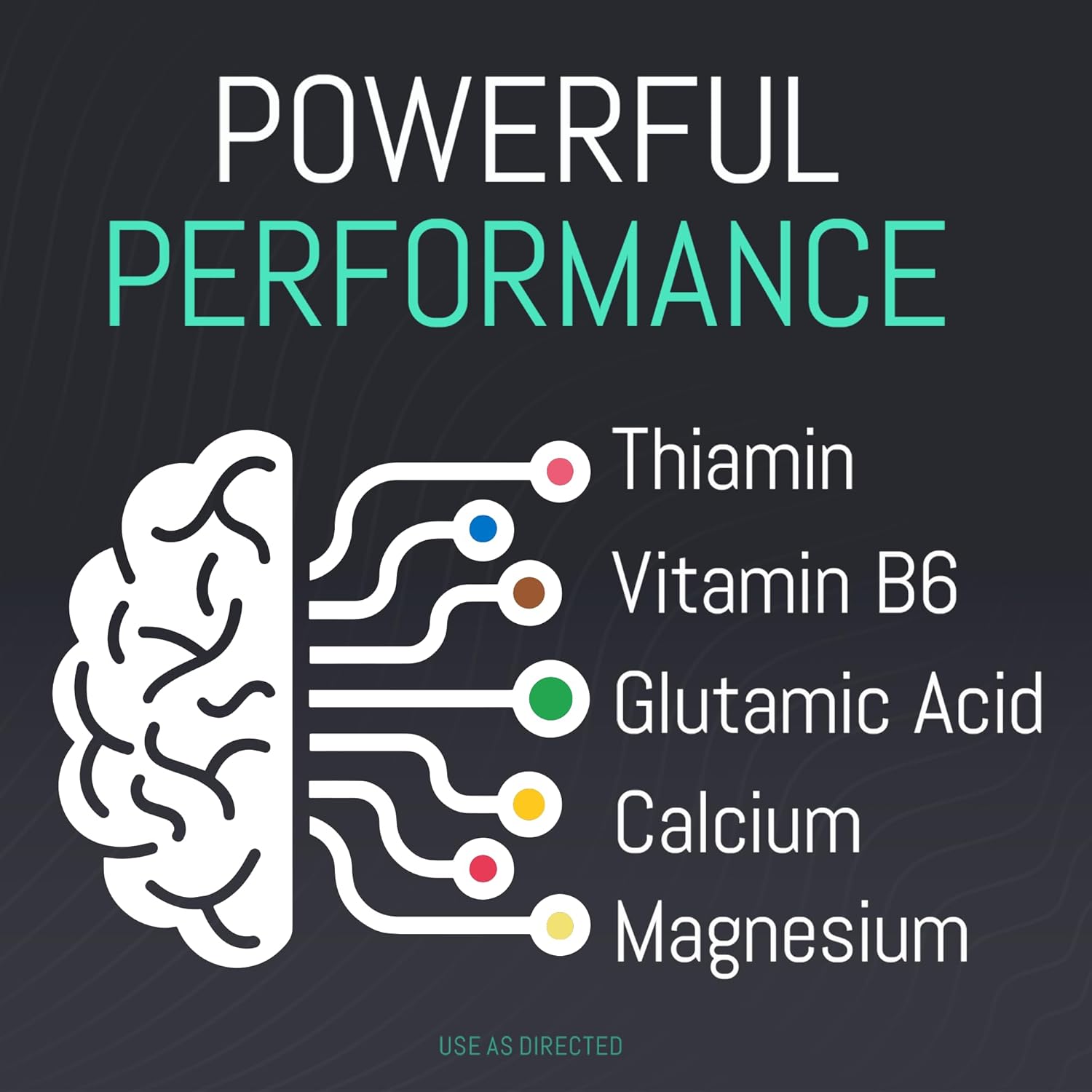 FITINA Memory Boost Brain Supplement - 100 Tablets (1 Pack) - Cognitive Support for Brain Health, Mental Clarity, Focus, and Concentration - Natural Brain Aid
