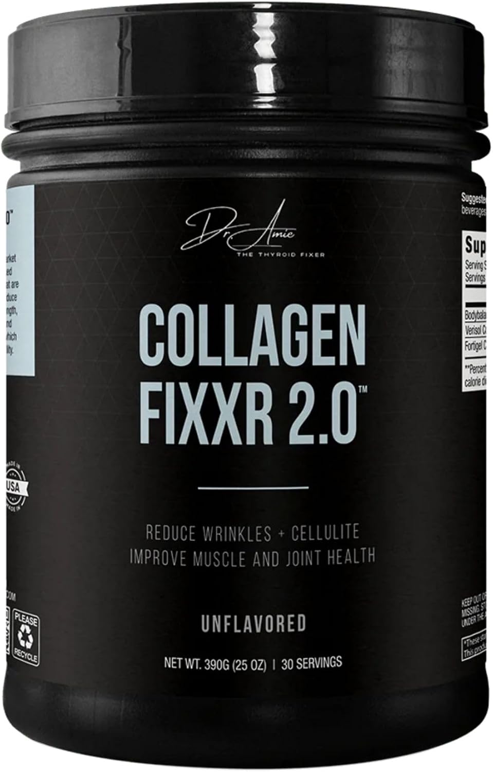 Fixxr Dr. Amie Thyroid Support and Collagen Renewal Bundle for Health and Wellness