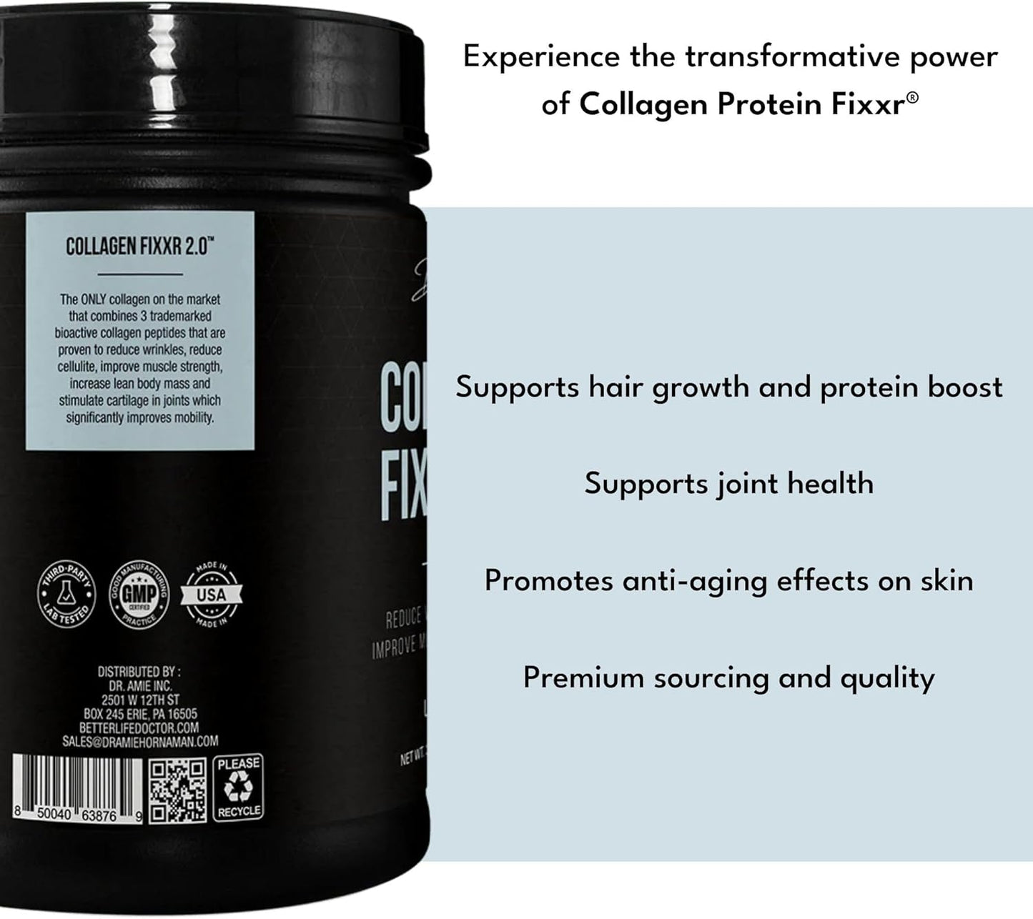 Fixxr Dr. Amie Thyroid Support and Collagen Renewal Bundle for Health and Wellness