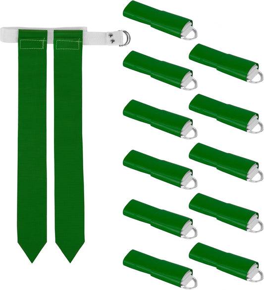 Flag Football Team Set - 12 Belts, 24 Flags, Games, Practices, Training - Crown Sporting Goods