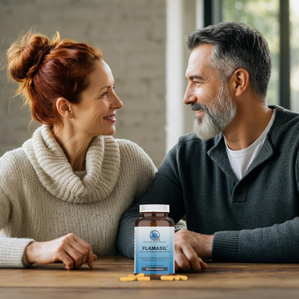 Flamasil™ (2 Pack) - Natural Pain Relief and Joint Support with Bio-Enhanced Turmeric, Boswellia, Resveratrol, and Antioxidants