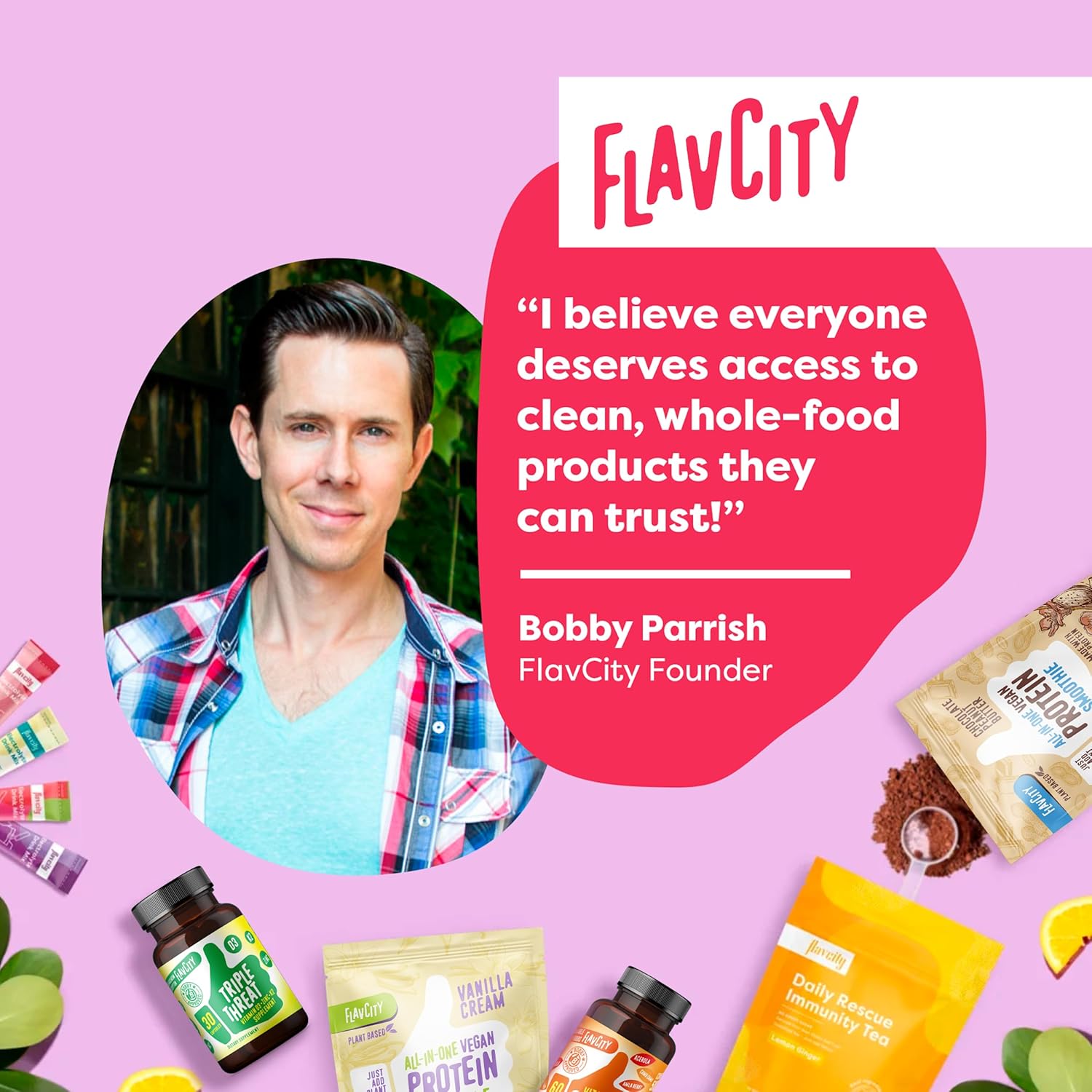 FlavCity C-Ya Later Vitamin C Supplement - Immune Support with Acerola, Camu Camu & Amla Berry - 60 Capsules
