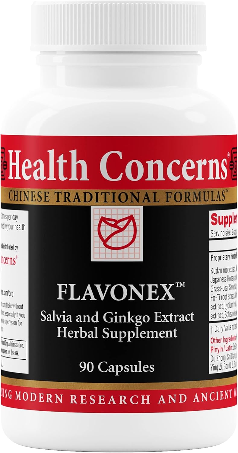 Flavonex Natural Supplements for Blood Circulation and Brain Health - 90 Capsules