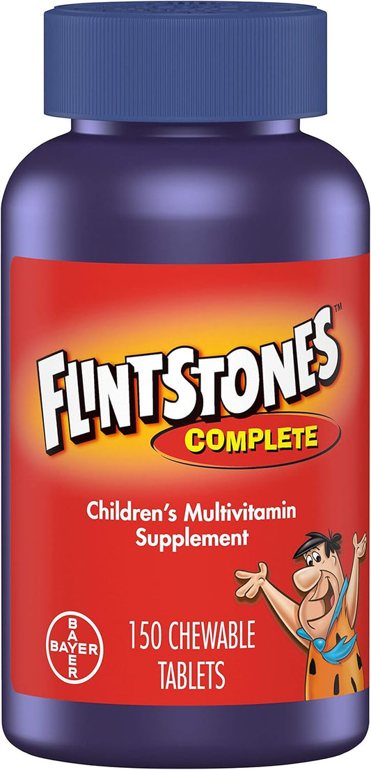 Flintstones Chewable Kids Vitamins - Complete Multivitamin with Iron, Calcium, Vitamin C, D - 150ct