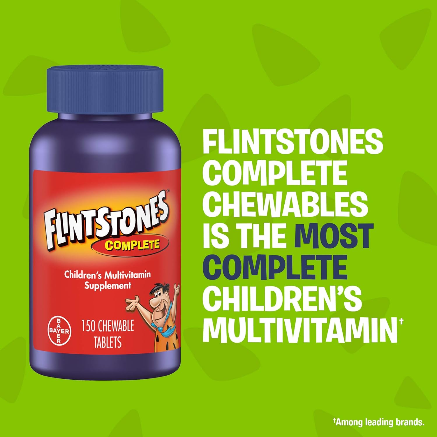 Flintstones Chewable Kids Vitamins - Complete Multivitamin with Iron, Calcium, Vitamin C, D - 150ct
