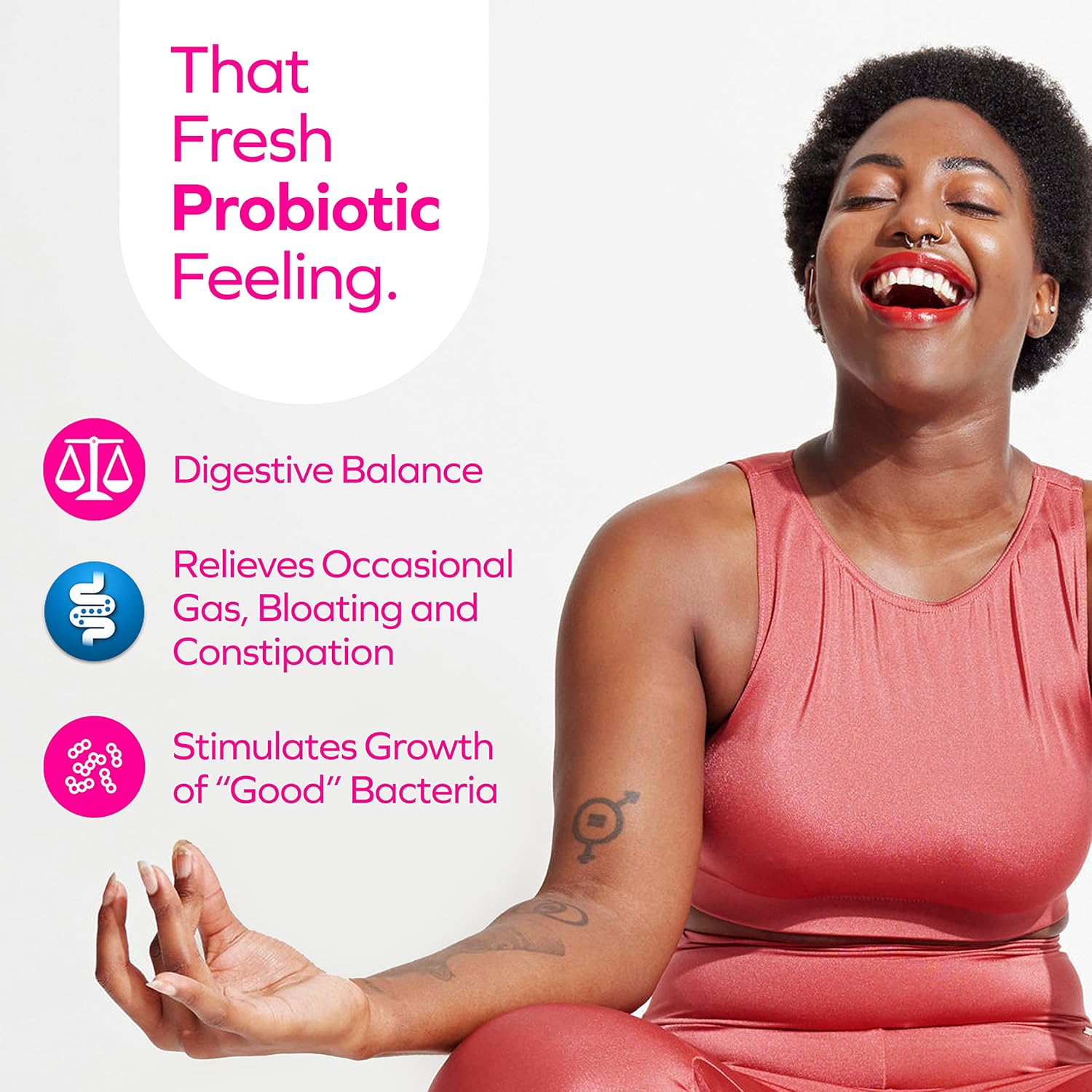 Florajen Digestion Probiotics: Gut Health Supplement for Adults - Constipation & Bloating Relief, 30 Count x 2 Pack (Refrigerated)