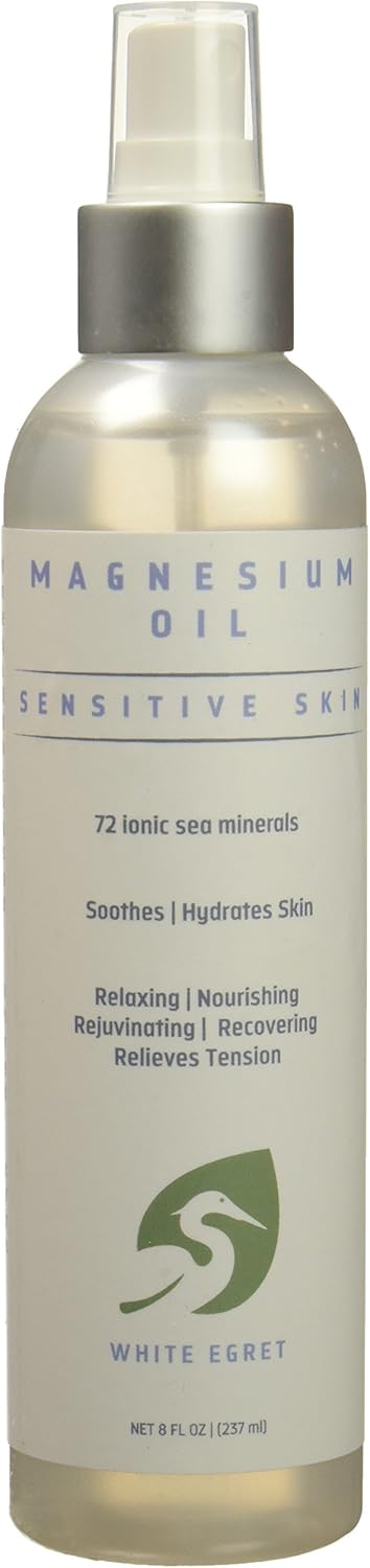 Floral Serenity Topical Magnesium Spray for Women - 8 fl oz Relaxation Elixir for Skin Nourishment and Tension Relief