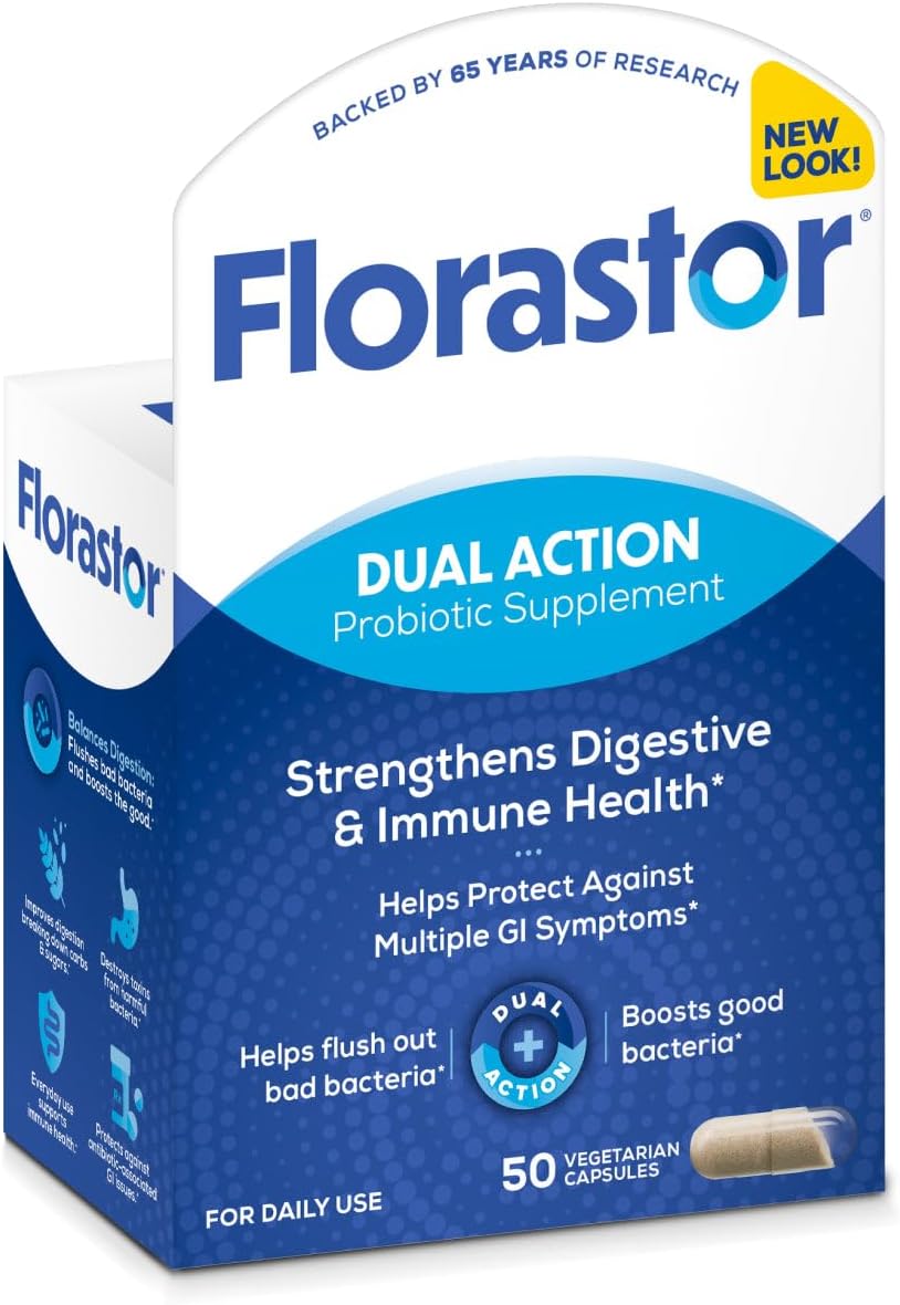 Florastor® Probiotic Supplement for Dual-Action Support