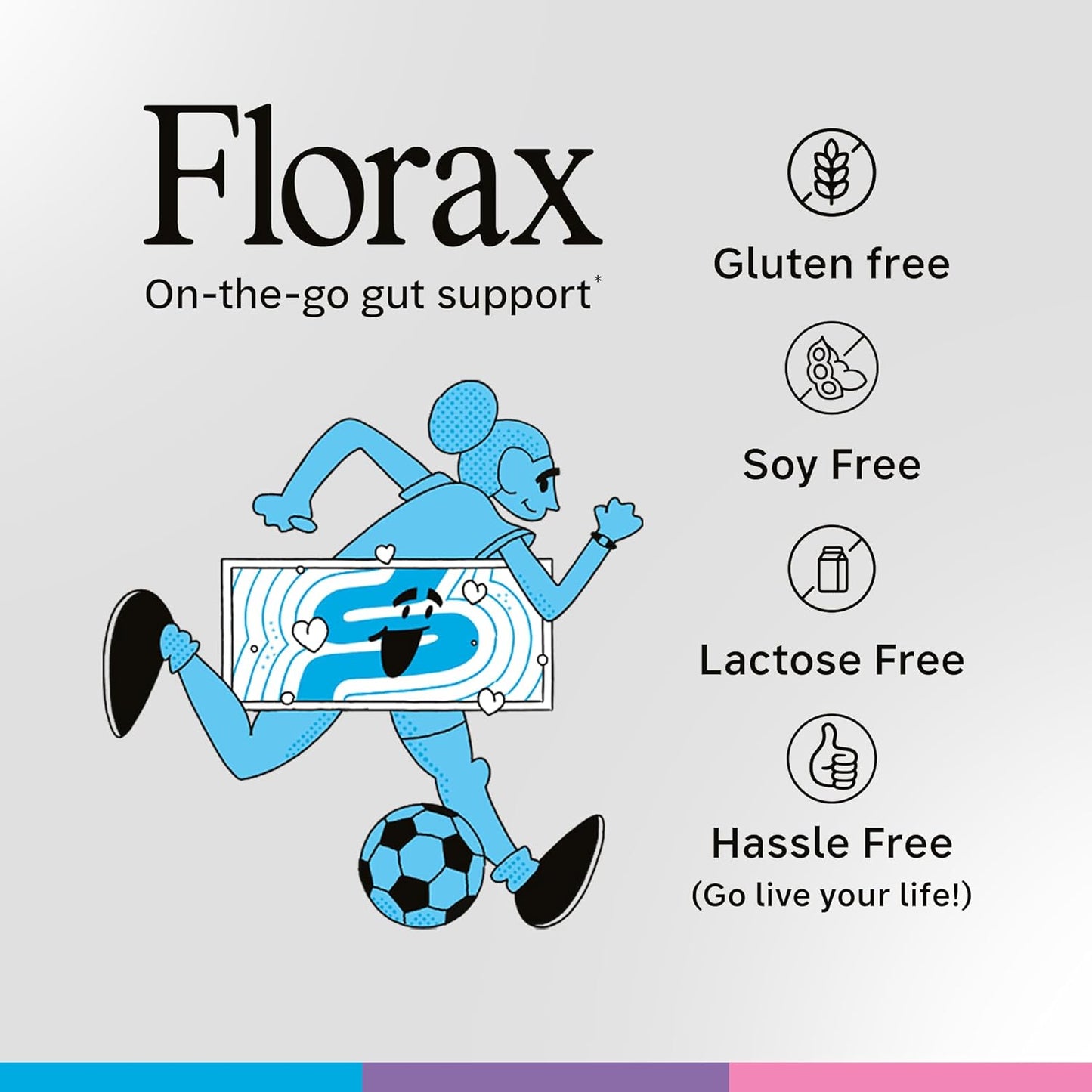 Florax Liquid Probiotic Supplement Bundle - Convenient Gut Support for Women, Men, and Children - Variety Pack of 3 Boxes