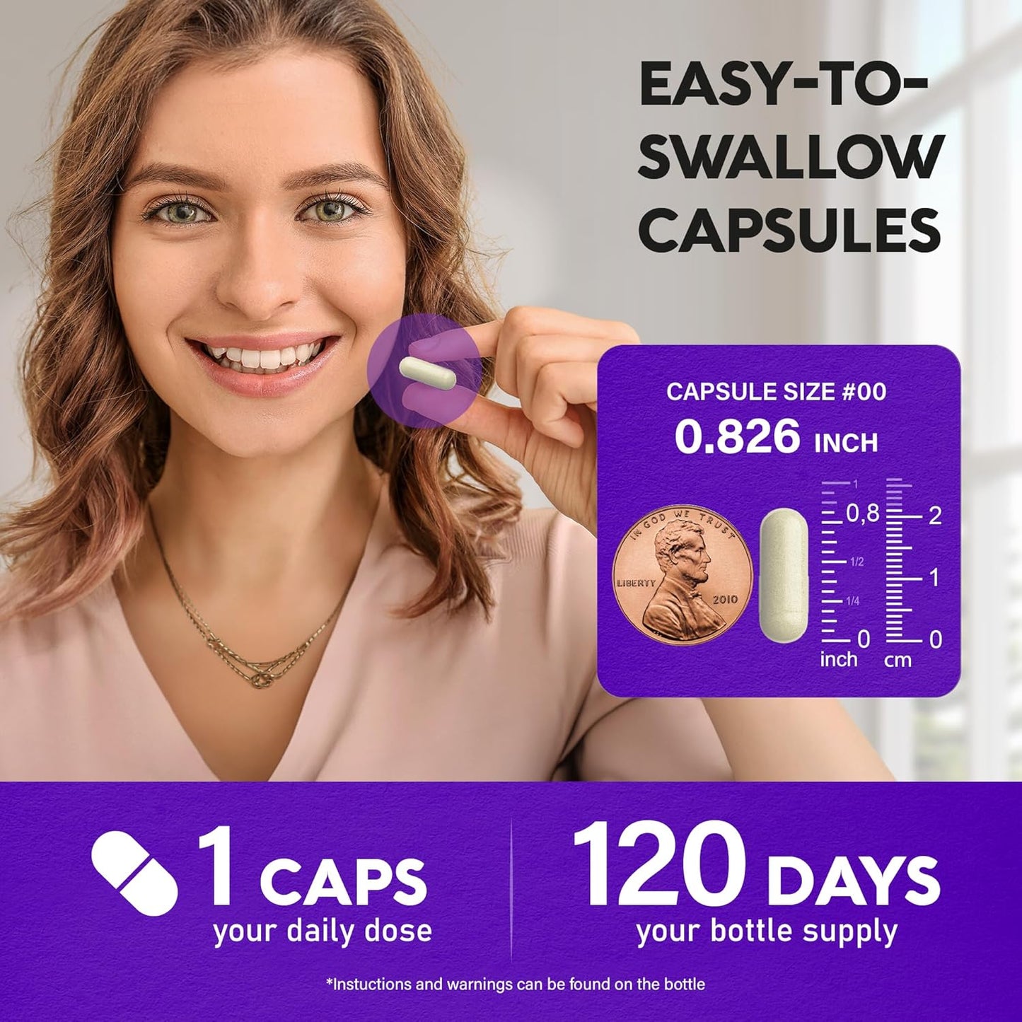 Flush-Free Niacinamide 500mg Supplement for Clear Skin & Antioxidant Support - Zinc, Vitamin C - Vegan - USA Made - 120 Capsules