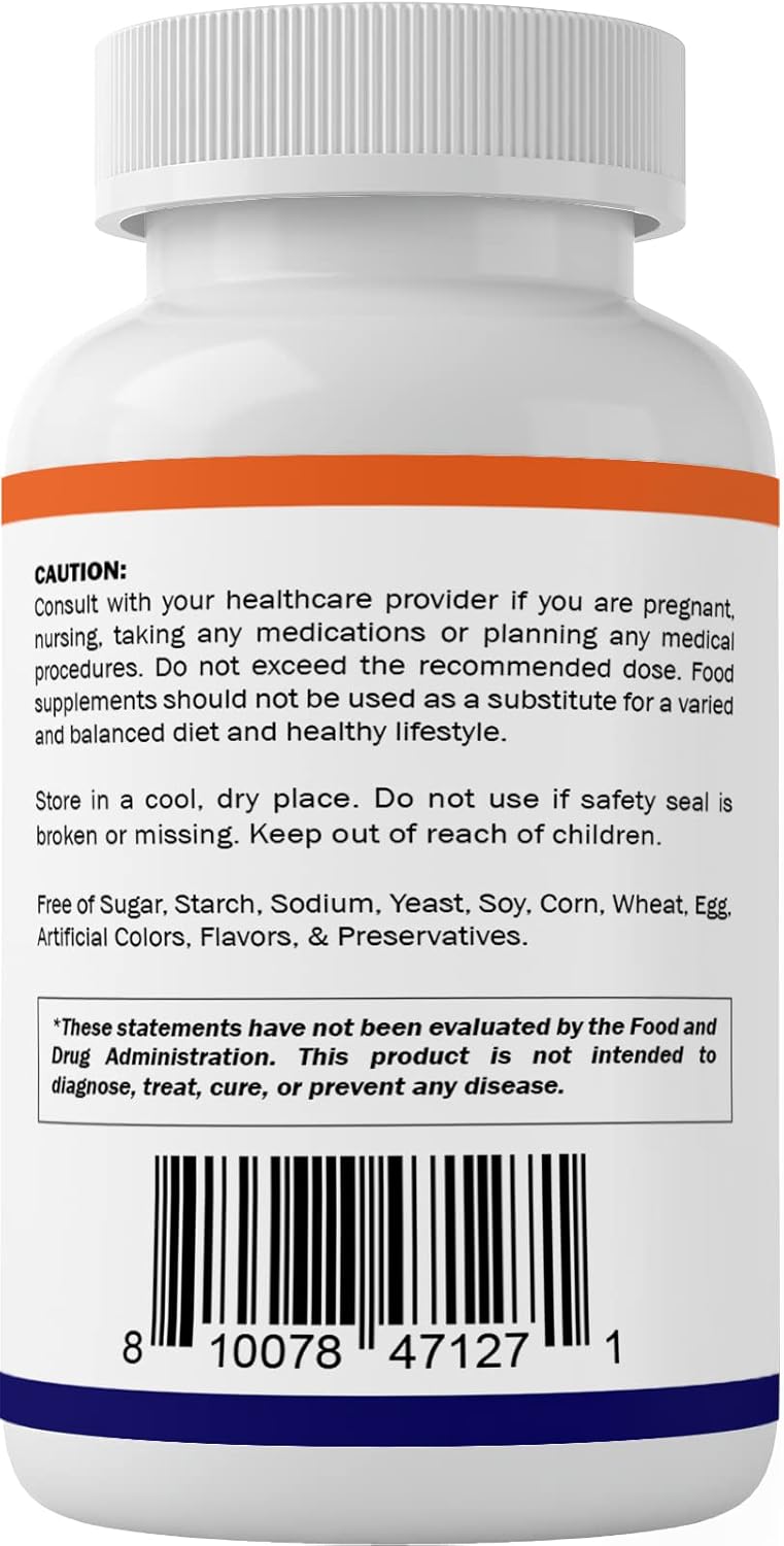 Focused Energy Nootropic Supplement - 2 Packs of 120 Vegetarian Caffeine Pills with L-Theanine - 300 mg per Tablet - Total 240 Tablets