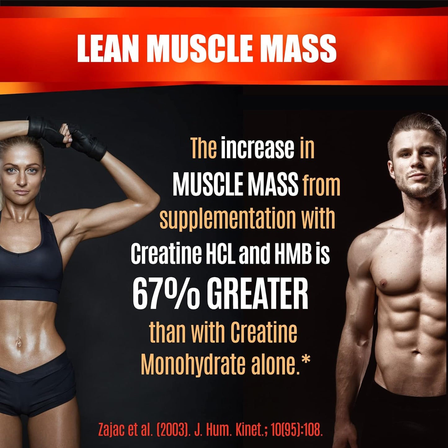 FOLONA Creatine HCL Capsules with HMB - Muscle Builder for Men & Women, Enhanced Endurance & Strength - 180 Vegan Capsules for Maximum Absorption & No Bloating