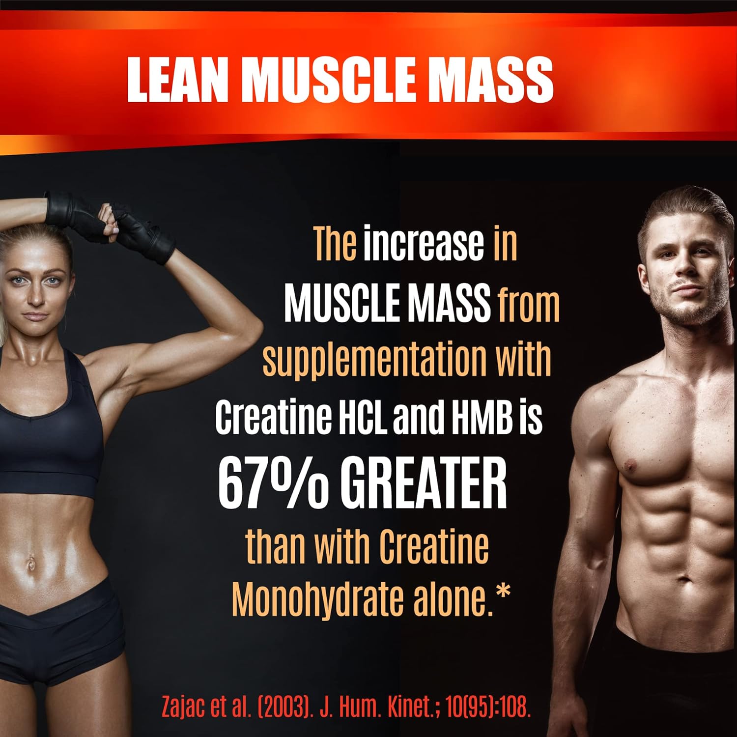 FOLONA Creatine HCL Capsules with HMB - Muscle Builder for Men & Women, Enhanced Endurance & Strength - 180 Vegan Capsules for Maximum Absorption & No Bloating