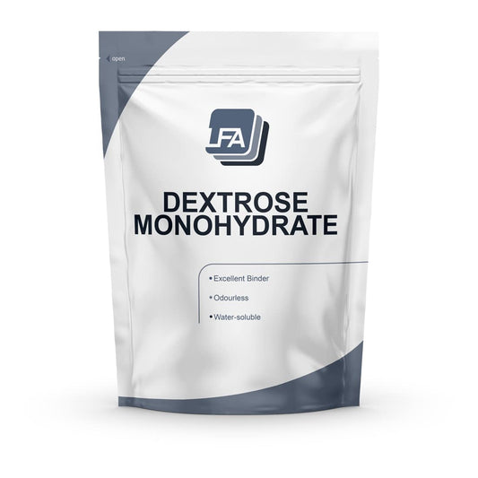 Food Grade Dextrose Monohydrate Powder 1kg - Sweetener for Post Workout Supplements - Tablet Press Machine Ingredient