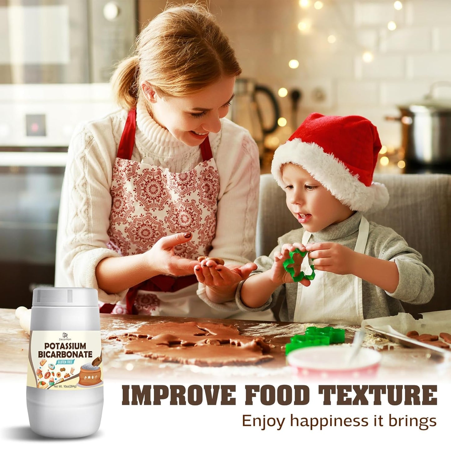 Food Grade Potassium Bicarbonate Powder 10oz - 100% Pure Leavening Agent for Baking, Plants, Cakes, Wine Making - Ideal for Cookies, Snacks, and More!