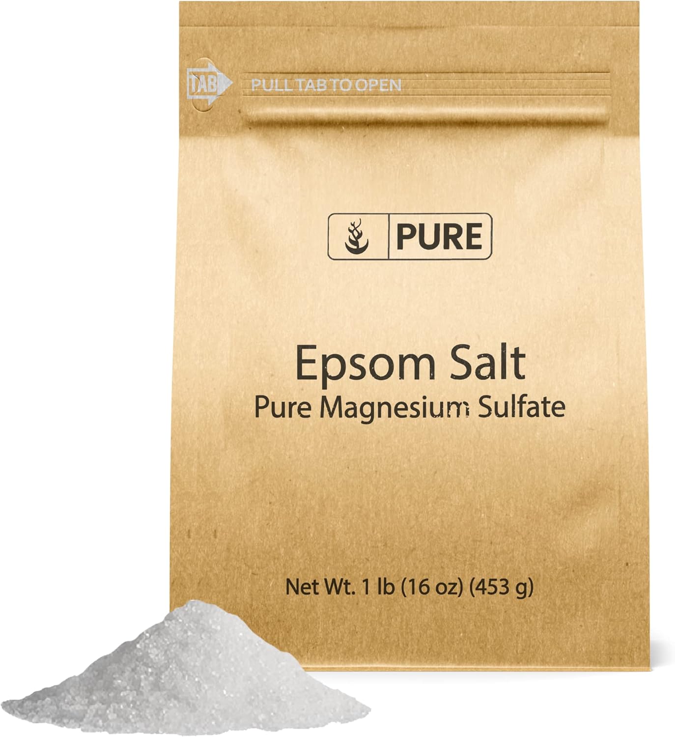 Food-Safe Bundle of Pure Potassium Bicarbonate, Calcium Chloride, & Epsom Salt (1lb) - Ideal for Cooking, Cleaning, and More