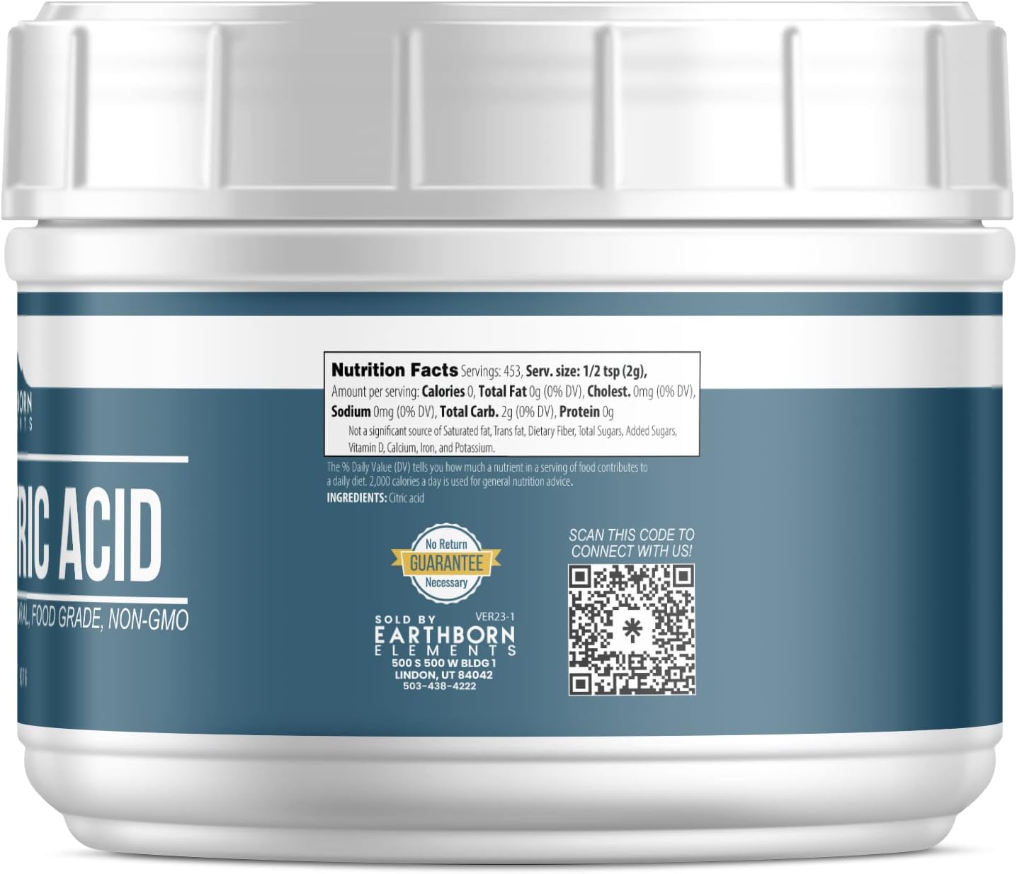 Food Safe Earthborn Elements Vitamin C and Citric Acid Bundle - Preservatives & Supplements in Various Sizes