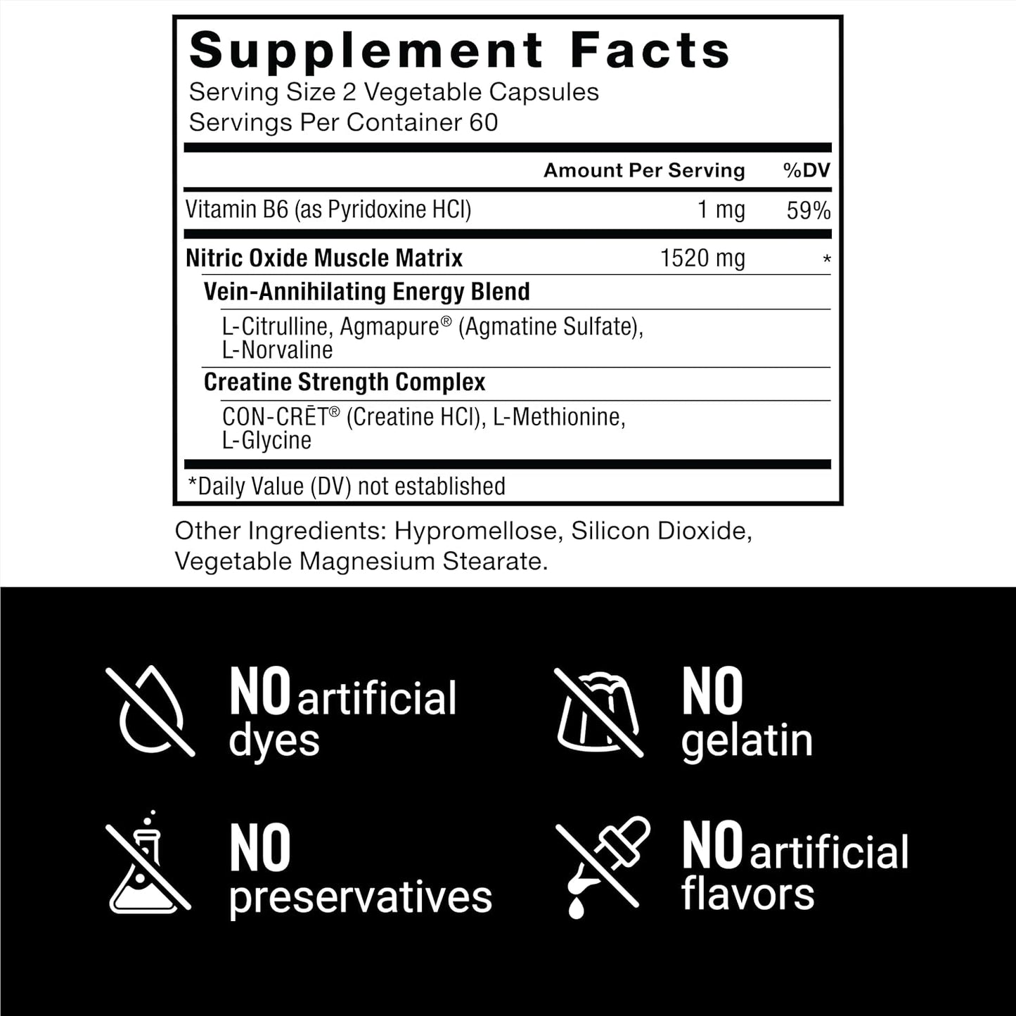 Force Factor Volcano Pre-Workout Supplement for Men - Nitric Oxide Booster with Creatine and L-Citrulline - Enhance Energy, Muscle Building, Pump, and Workouts - 120 Capsules