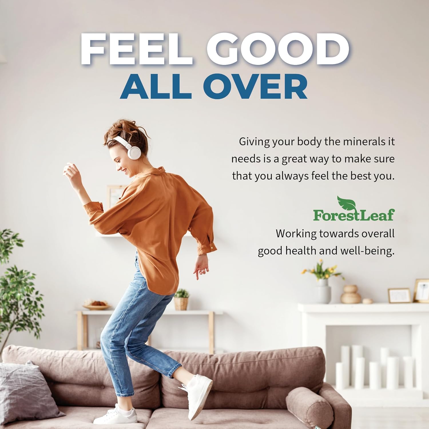 ForestLeaf Magnesium Complex 500mg Capsules for Sleep and Constipation Support - 120 Count Magnesium Supplement for Women
