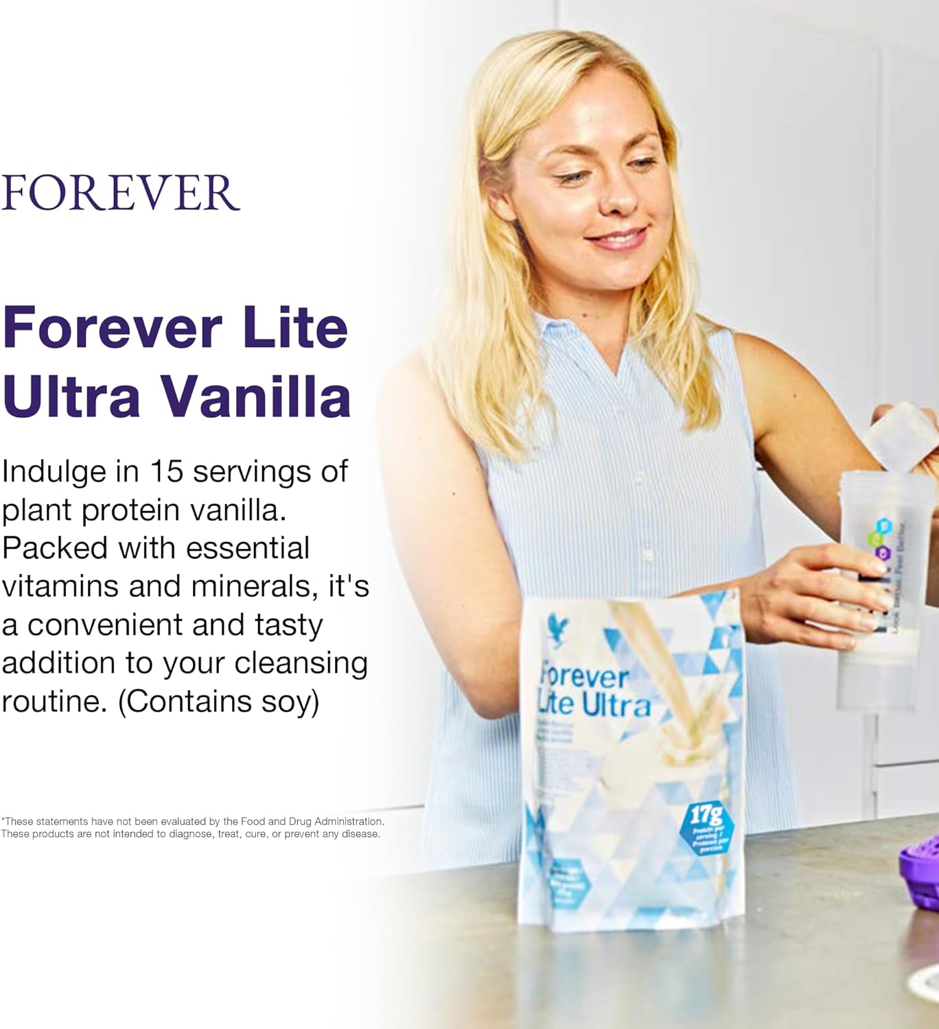 Forever Living C9 Lite Ultra Vanilla Cleanse Kit with Aloe Vera Gel, Plant Protein, Thermogenic Blend, Garcinia Cambogia, & Fiber - Forever Living Products