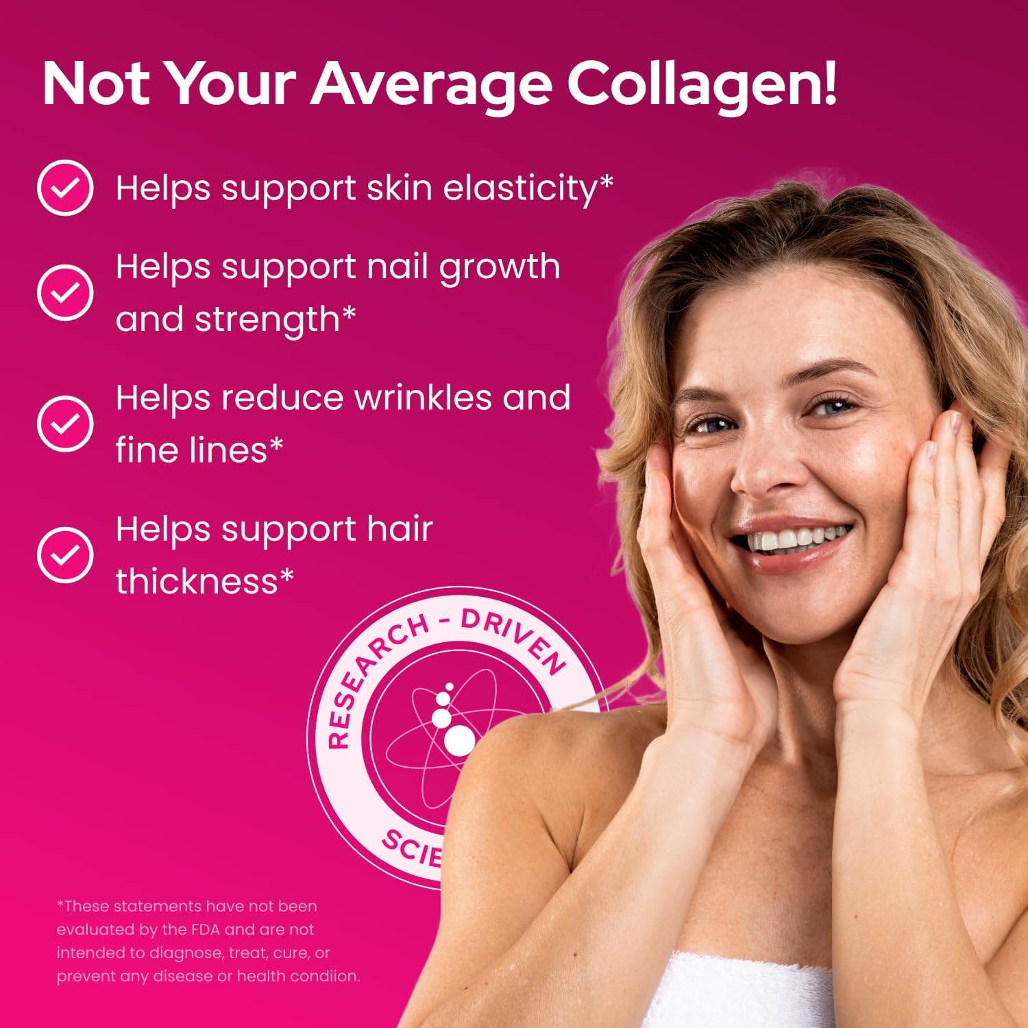 FORTIBONE Collagen Peptides for Bone Health, Joints, Skin, Hair, Nails | Hydrolyzed Anti-Aging Formula with Fortigel, Verisol | 30 Servings