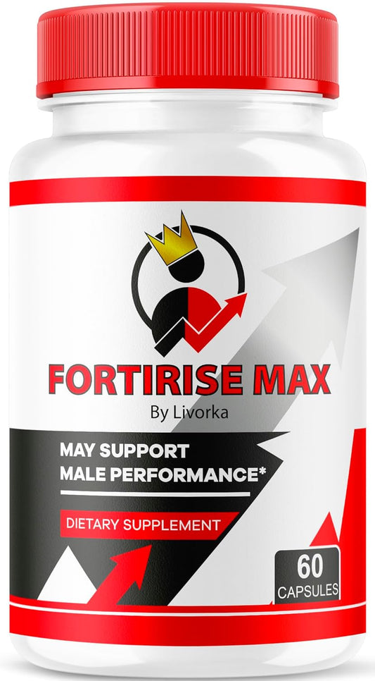 Fortirise Max Men's Enhancement Supplement - 60 Capsules for 30-Day Supply
