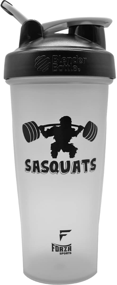 Forza Sports Blender Bottle Classic 28 oz Shaker Cup - Sasquats Design - Black Colorway