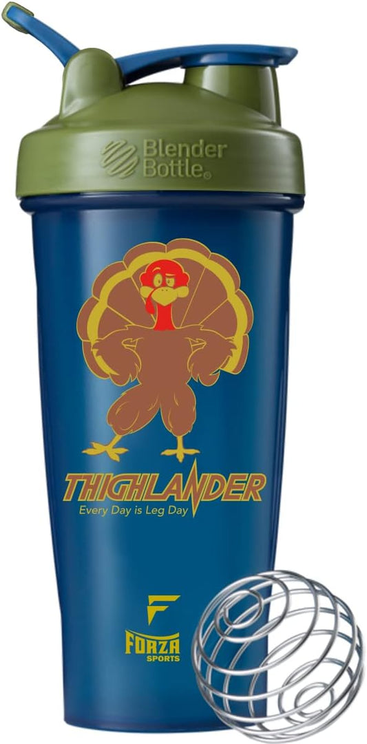 Forza Sports Blender Bottle Classic Shaker - 28 oz. Thighlander Model