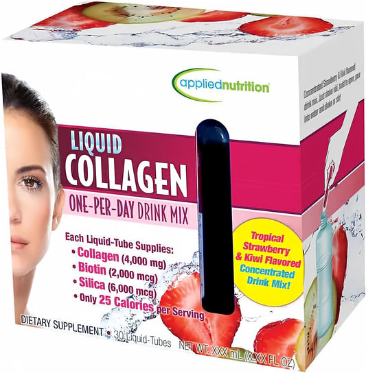 FrenchGlory Liquid Collagen Drink Mix with 30 Servings of 4,000mg for Daily Nutrition